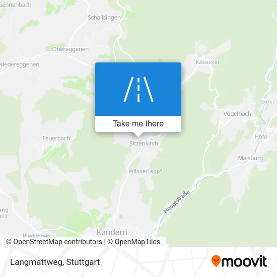 Карта Langmattweg