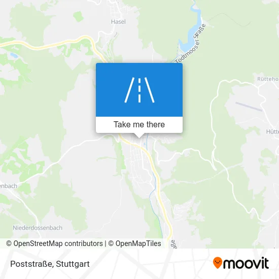 Карта Poststraße