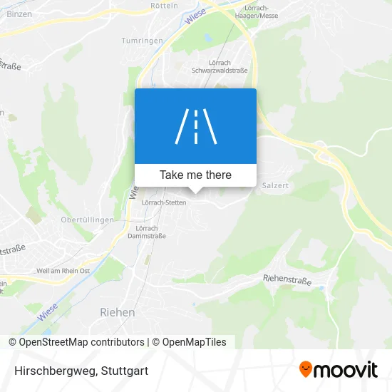 Карта Hirschbergweg