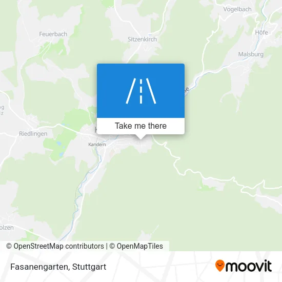 Карта Fasanengarten