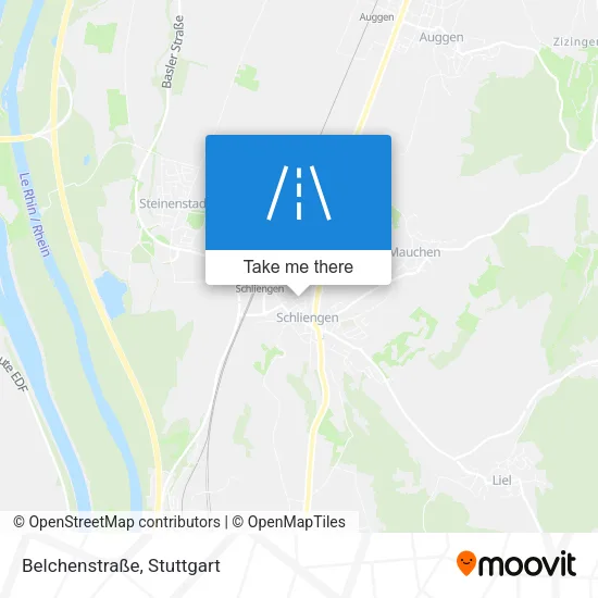 Карта Belchenstraße