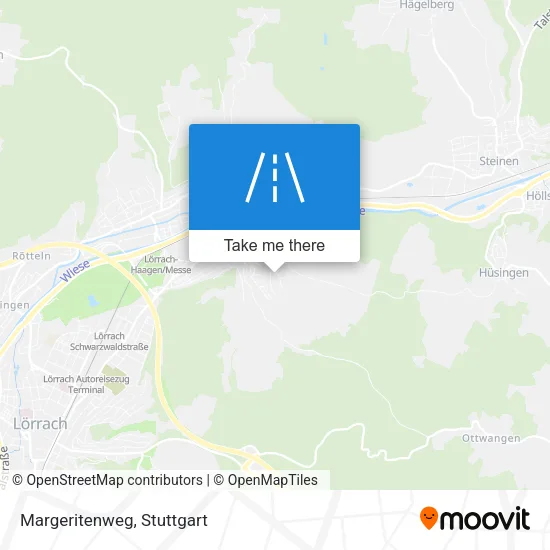 Карта Margeritenweg