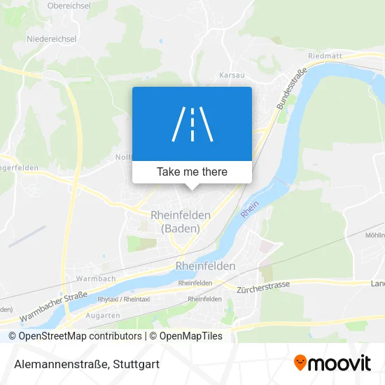 Карта Alemannenstraße