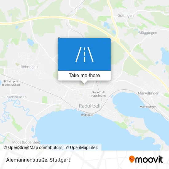 Карта Alemannenstraße