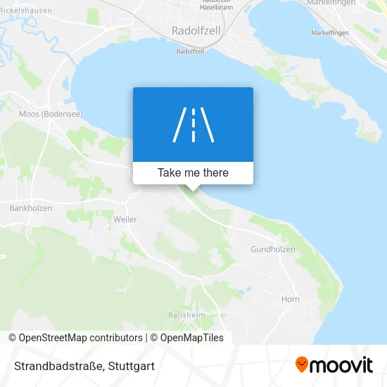 Карта Strandbadstraße