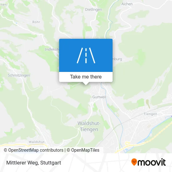 Карта Mittlerer Weg