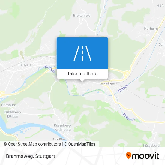 Brahmsweg map