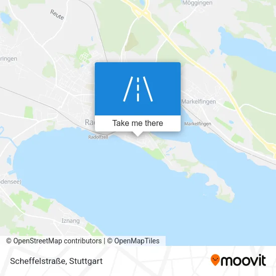 Карта Scheffelstraße