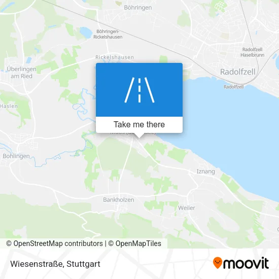 Карта Wiesenstraße