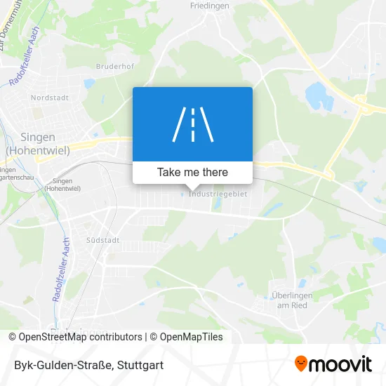 Карта Byk-Gulden-Straße