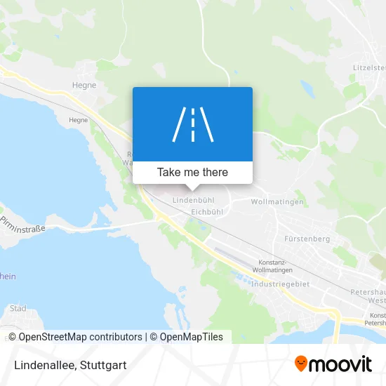 Карта Lindenallee