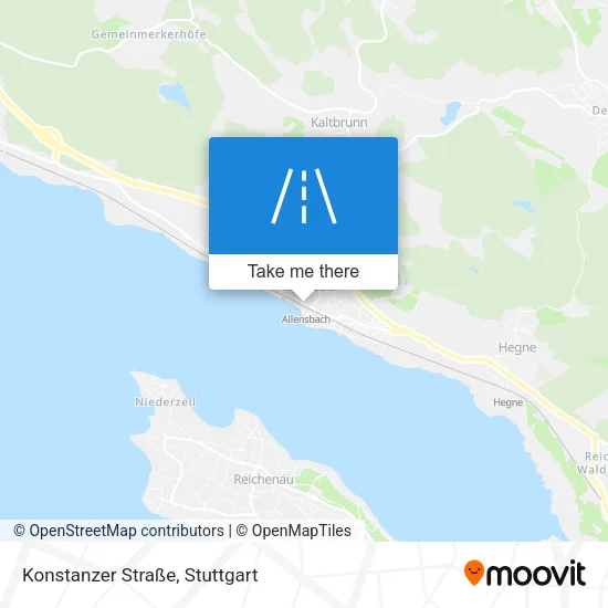 Карта Konstanzer Straße