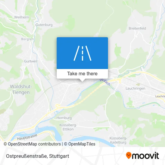 Карта Ostpreußenstraße