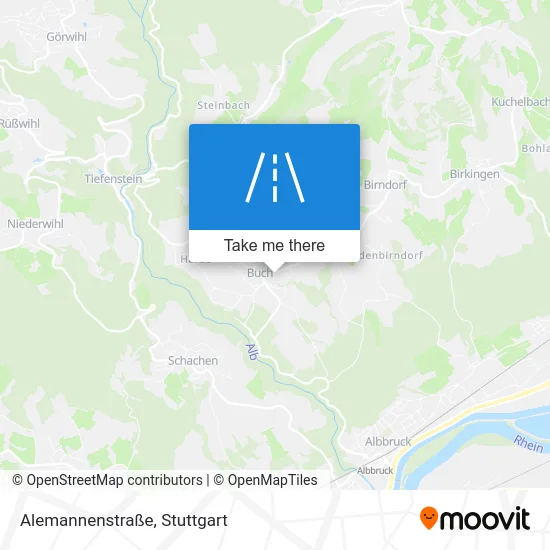 Карта Alemannenstraße