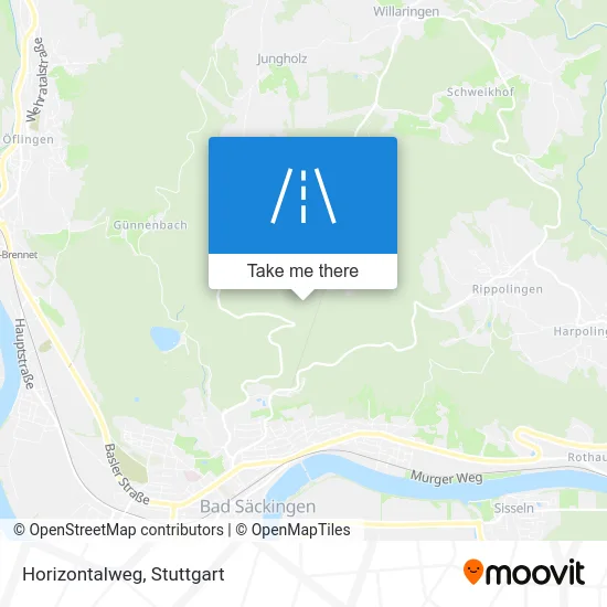 Карта Horizontalweg