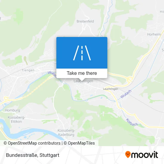 Карта Bundesstraße