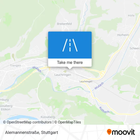 Карта Alemannenstraße