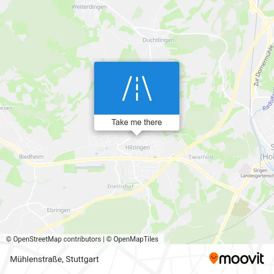 Карта Mühlenstraße
