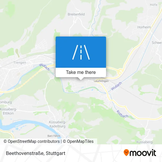 Карта Beethovenstraße