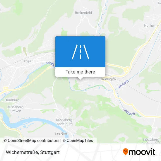 Карта Wichernstraße