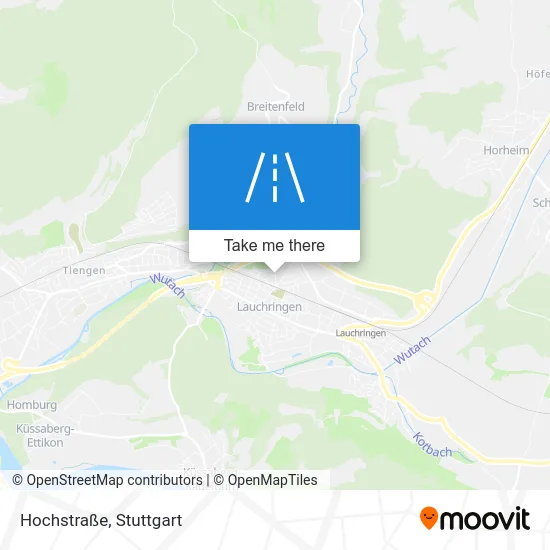 Карта Hochstraße