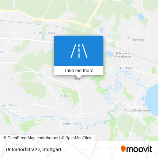 Карта Unterdorfstraße