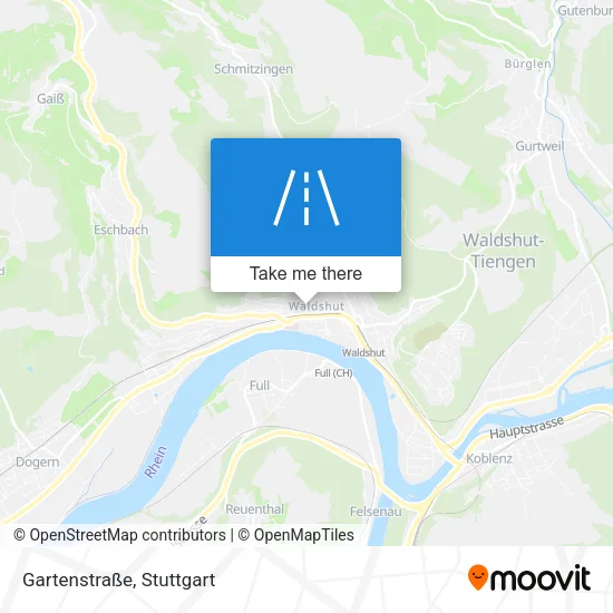 Карта Gartenstraße