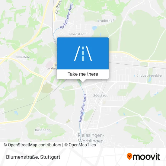 Карта Blumenstraße
