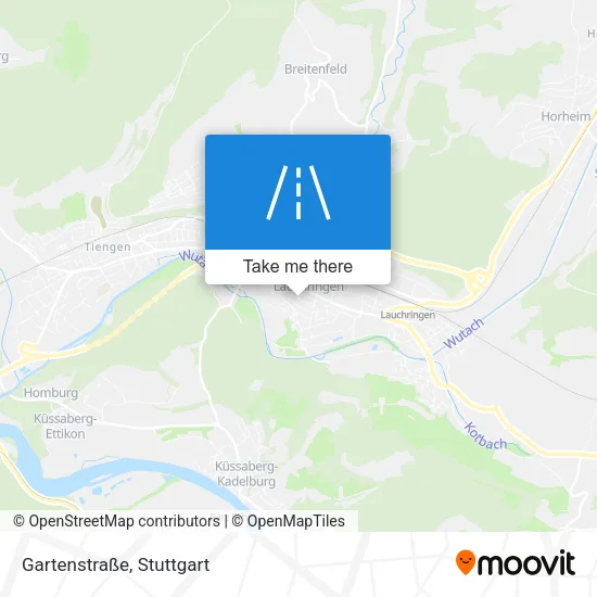 Карта Gartenstraße