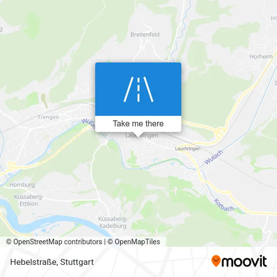 Карта Hebelstraße