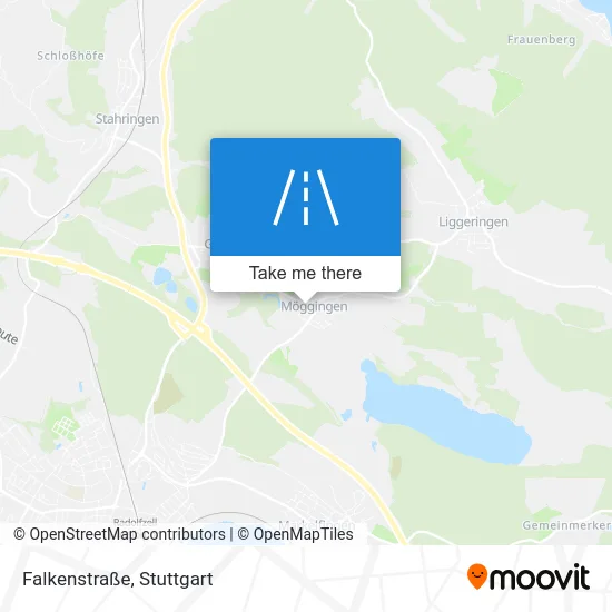 Карта Falkenstraße