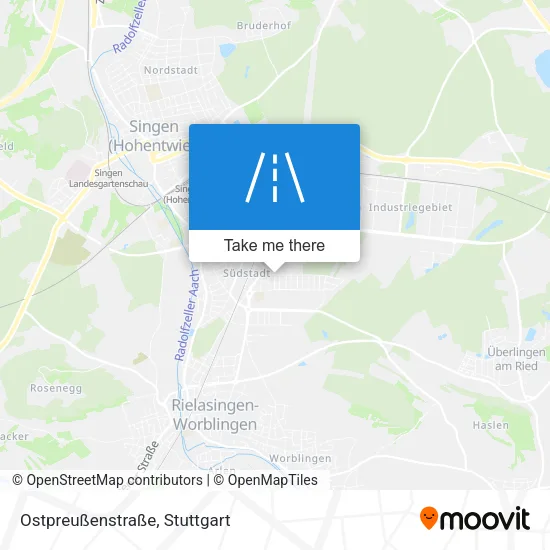 Карта Ostpreußenstraße