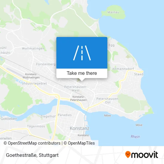 Карта Goethestraße