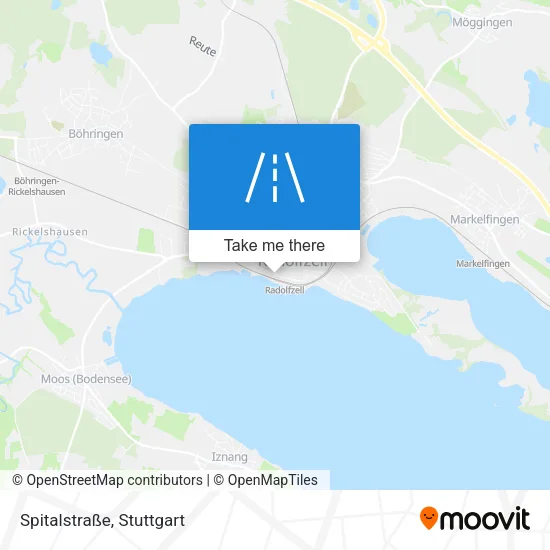 Карта Spitalstraße