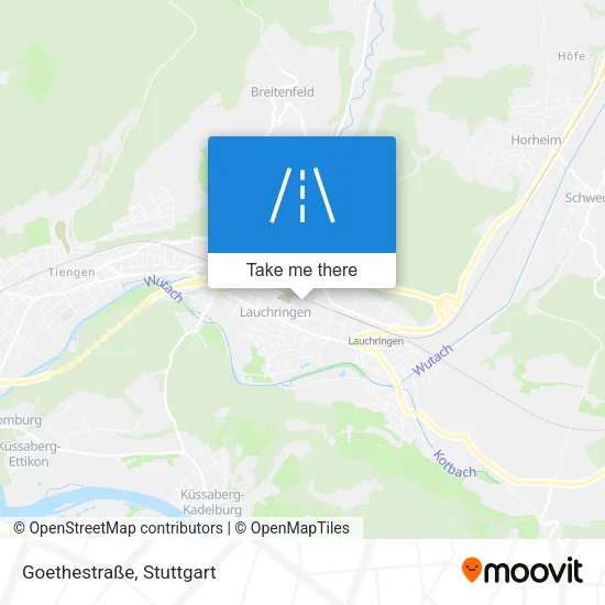 Карта Goethestraße