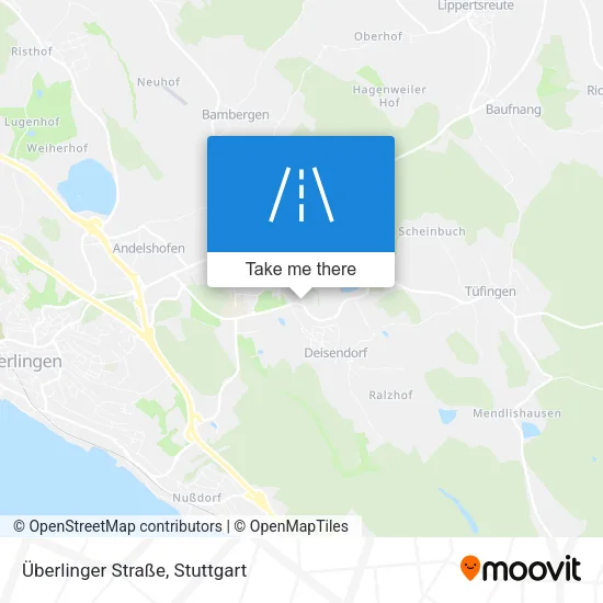 Карта Überlinger Straße