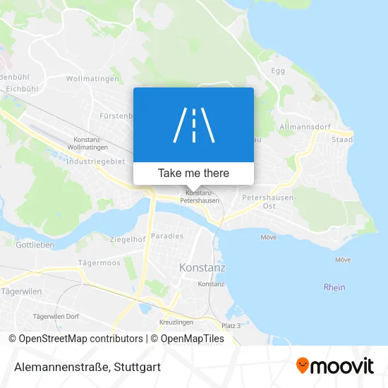 Карта Alemannenstraße