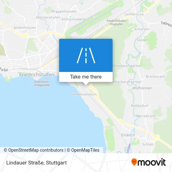 Карта Lindauer Straße