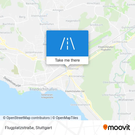 Карта Flugplatzstraße