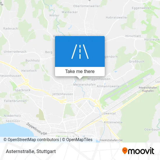 Карта Asternstraße