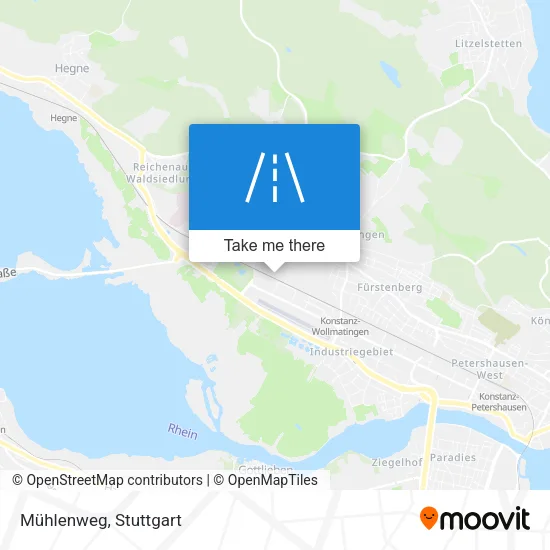 Карта Mühlenweg