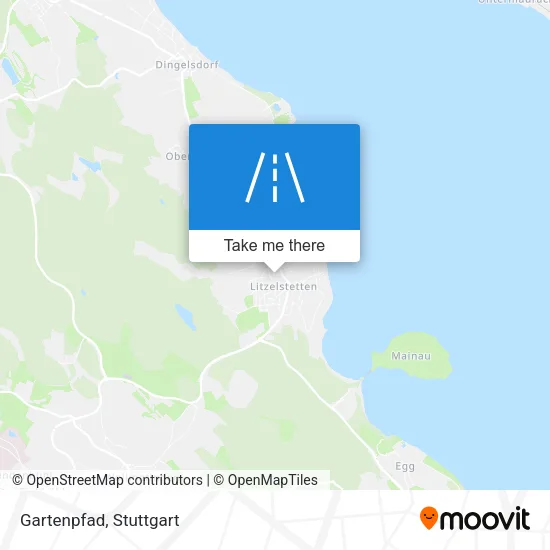 Карта Gartenpfad
