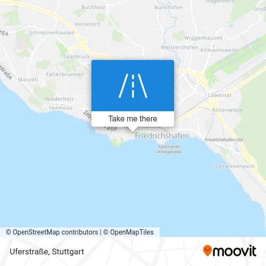 Карта Uferstraße