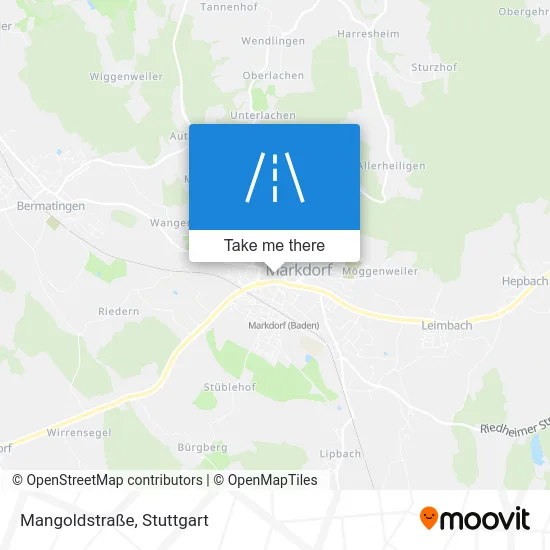 Карта Mangoldstraße