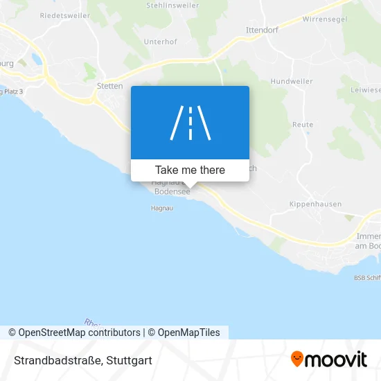 Карта Strandbadstraße