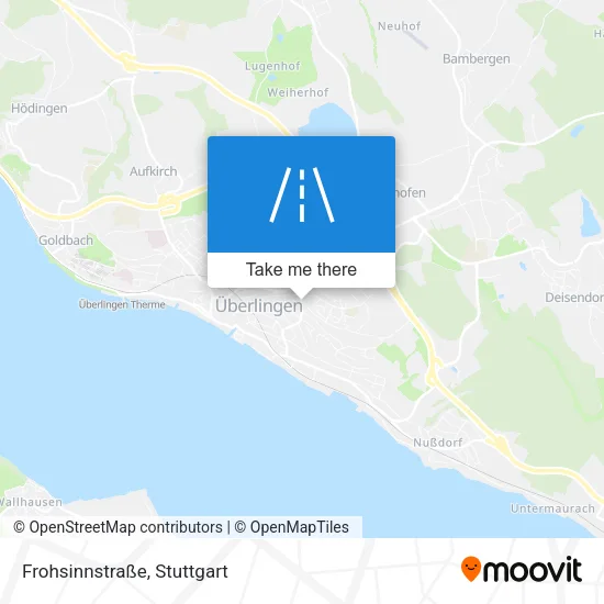 Карта Frohsinnstraße