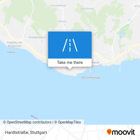 Карта Hardtstraße