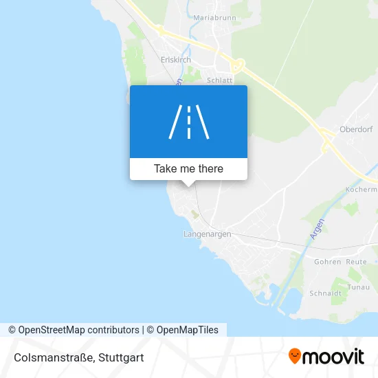 Карта Colsmanstraße