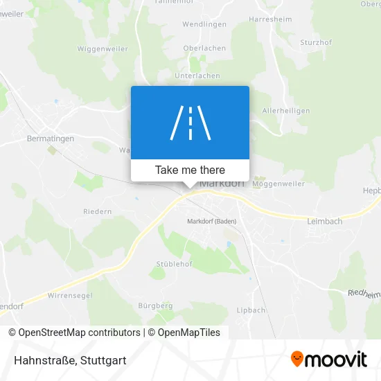 Карта Hahnstraße