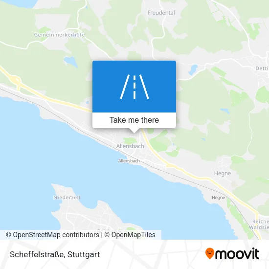Карта Scheffelstraße